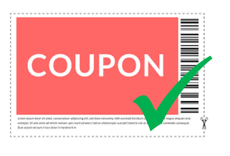 Item where coupons are valid